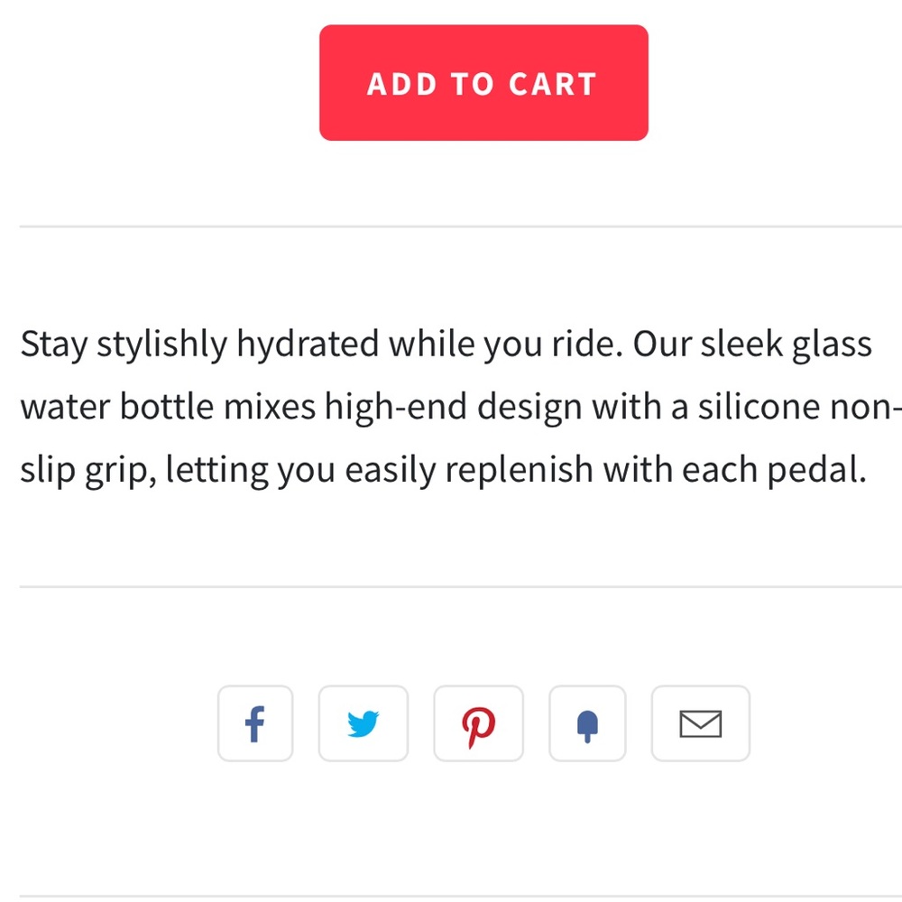 🆕 Peloton Spin/Workout Glass Water Bottle - Picture 2 of 2